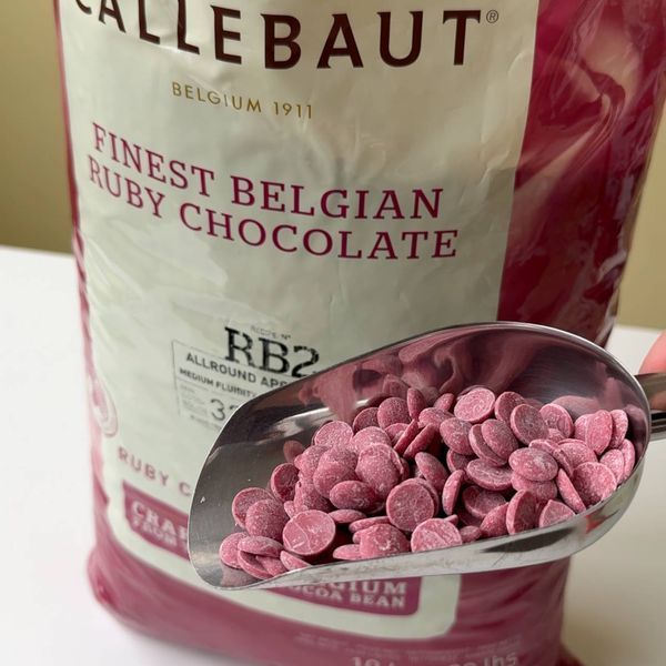 Шоколад Ruby (RB2) - 32,8% (Callebaut) 1 кг 01992 фото
