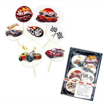 Набір цукрових топерів "Hot Wheels" (Хот В 2 Топ) 02350 фото